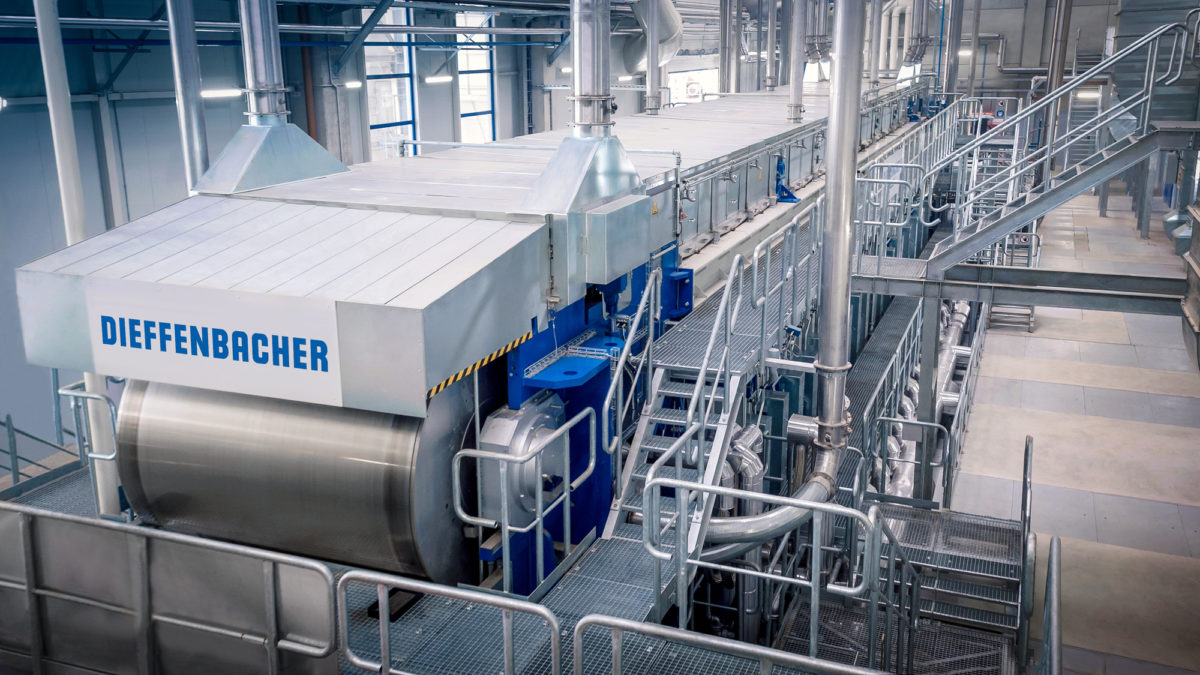 Dieffenbacher press machine which Metahchain chain oils are used on