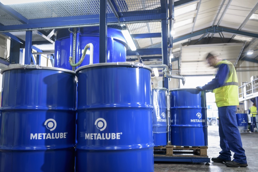 Metalube overhead conductor grease production line