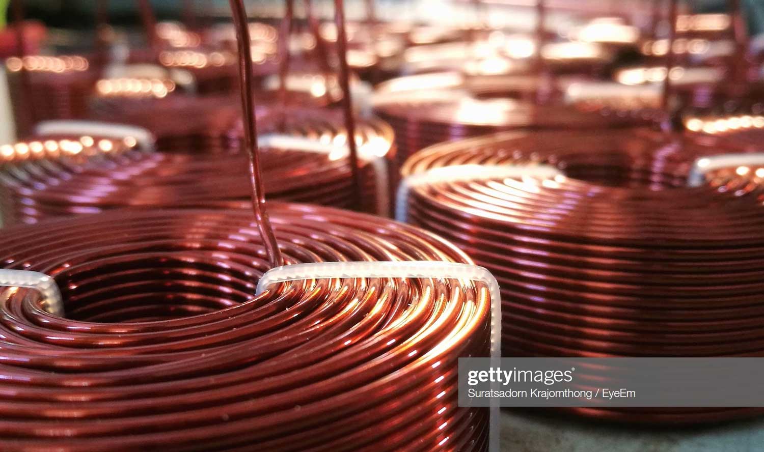 Copper wire produced using copper wire drawing lubricant Lubricool manufactured by Metalube