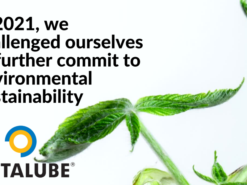 Graphic showing Metalube commitment to environmental sustainability